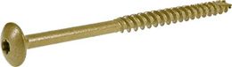 De Hillman Groep 47879 5/16-Inch x 6 Star Drive Bouw Lag Schroef met Truss Head 1000 Uur Brons Keramische jas, 60-Pack