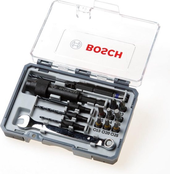 Bosch Extra Hard HSS spiraalboor- en -schroefbitsets, 20-delig