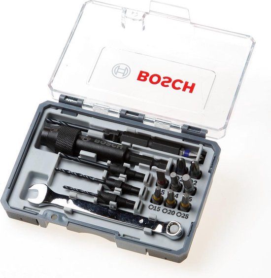 Bosch 20-delige Drill and Drive Set - Bitset - HSS Boren - Schroefsleutel