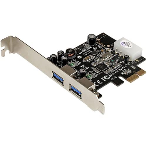 StarTech.com 2-poorts USB 3.0 PCI Express interfacekaart met UASP en 4-pins LP4 Molex - 2-voudige SuperSpeed USB PCIe kaart