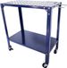 Relaxdays Mobiele Lastafel - Staal - Blauw - 91,5x88x46 cm