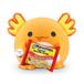 Snackles Axolotl (Maruchan) Super Sized 35 cm, van ZURU Knuffelig Squishy Comfort 35 cm pluche met licentiesnack merkaccessoire (Axolotl)