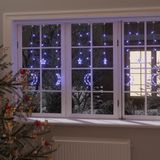 vidaXL Lichtslinger Ster en Maan Afstandsbediening 345 LED's Blauw