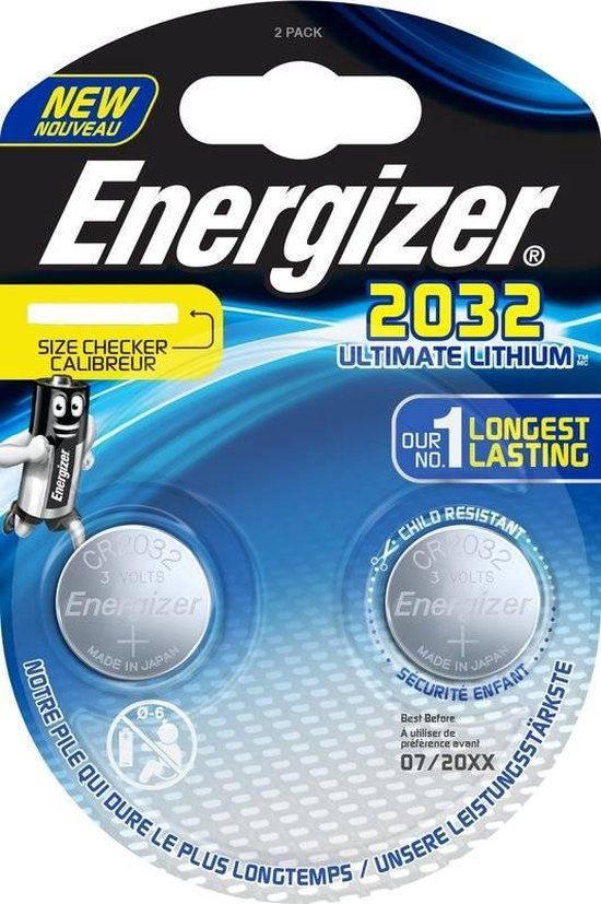 Energizer Ultimate Lithium CR2032 - 2 Pack