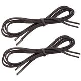 Tylastic®, elastische veters, 2 paar zwarte veters van 65 cm en breedte 3 mm, zeer duurzame veters voor extra grip en comfort