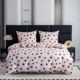 Cotton Market Dekbedovertrek Set Harten Multicolor 140x200 cm Microvezel/Katoenmix Ritssluiting