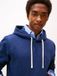 Tommy Hilfiger Heren ESS SEASONAL FLEECE HOODY MW0MW39997 Hoodie Blauw XXL