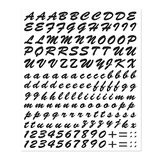 4R Quattroerre.it - 1231 - letterset, deelbaar, zwart