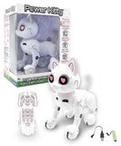 Lexibook Power Kitty robot chat télécommandé, robot intelligent programmable, lumière, son, blanc/rose - KITTY01LXB