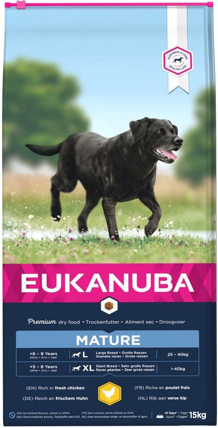 EUKANUBA Mature Senior Large Breed hondenvoer 15 kg