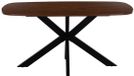 Giga Meubel Eettafel Jaimy - Walnoot - Deens Ovaal - 160 x 90 x 76 cm