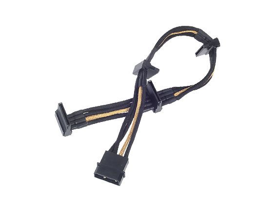 Silverstone SST-PP07-BTSBG - Sleeved Cable Set - Black/Blue