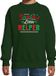 Bellatio Decorations Kersttrui voor kinderen - Santa little helper - groen - hulpje van de kerstman 170/176