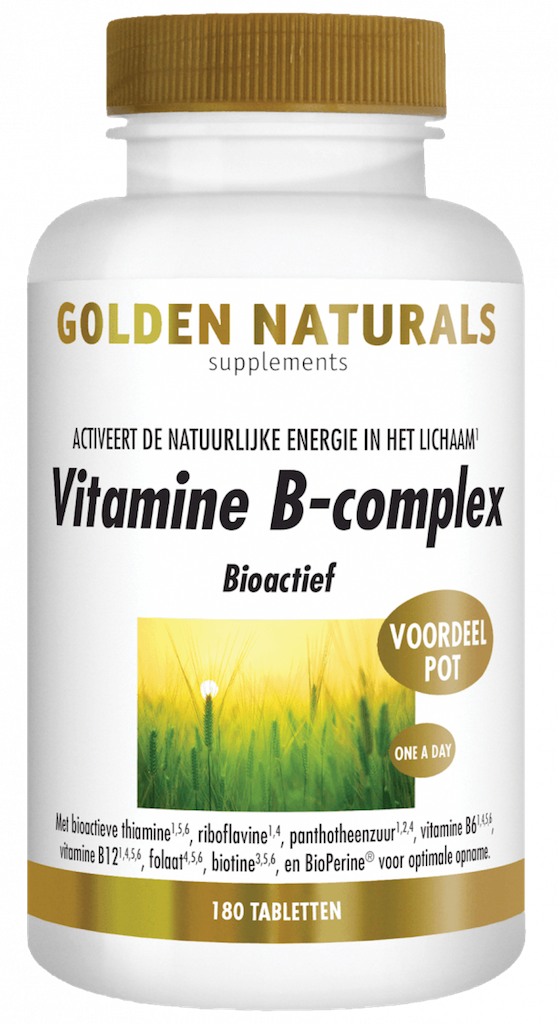 Golden Naturals Vitamine B-complex Tabletten