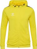 Hummel Hmlauthentic Pl Zip Hoodie Hommes Jaune Flamboyant XXXL