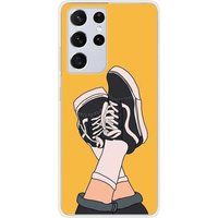 Samsung Galaxy S21 Ultra Sneakers Bedrukt siliconen hoesje