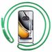 Tumundosmarphone Beschermhoes voor Realme 11 Pro / 11 Pro+ Plus, met trekkoord, transparant