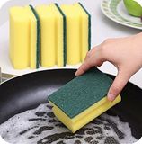 HOMESmith Heavy Duty schrobspons, dubbelzijdige afwas- en reinigingsspons voor keuken, badkamer en huisreiniging (Pack van 8)