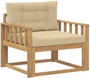 vidaXL Zitbank Polyester Wit