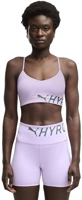 Puma X Hyrox Strappy Pwrmode Sportbeha Medium Impact Paars S Vrouw