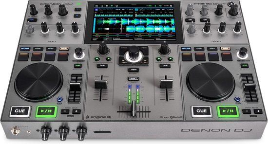 Denon DJ Prime Go+ standalone DJ Controller met WiFi - Zwart