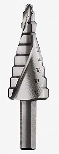 Bosch Professional Bosch Professional HSS Trappenboor (voor metaal en kunststof, Ø 4 – 20 mm, lengte 70,5 mm, accessoire boormachine)