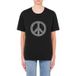 Moschino T-shirt en jersey Symbole de la paix Noir Taille : XS