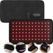 Nuvance Infrarood Band - Red Light Therapy - Infraroodlamp - 72 LEDs - Oplaadbare Infrarood Mat - Rood Licht - Onderrug, Schouders, Nek, Buik & Benen