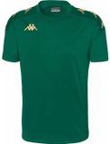 Kappa Banda Gianto Shirt Korte Mouw Heren - Groen | Maat: S