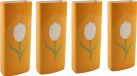 Svenska Living Radiatorbak luchtbevochtiger/waterverdamper - 4 st - 20 x 8 cm - porselein