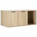vidaXL Kattenkrat Meubel Sonoma Eiken 100 x 49 x 45 cm Bewerkt hout
