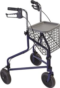 Thuasne Rollator Trio - Lichtgewicht Binnenrollator met 3 wielen - Blauw