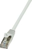 Logilink CP2072S RJ45 Netwerkkabel, patchkabel CAT 6 F/UTP 5.00 m Grijs Snagless 1 stuk(s)