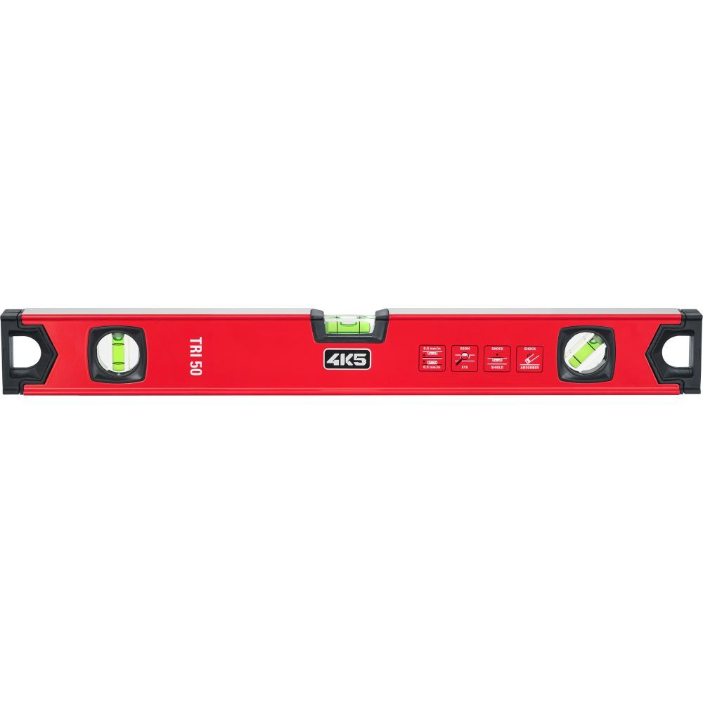 4K5 Tools TRI 50 Waterpas met 45°-libel | 50 cm - 603.115-50