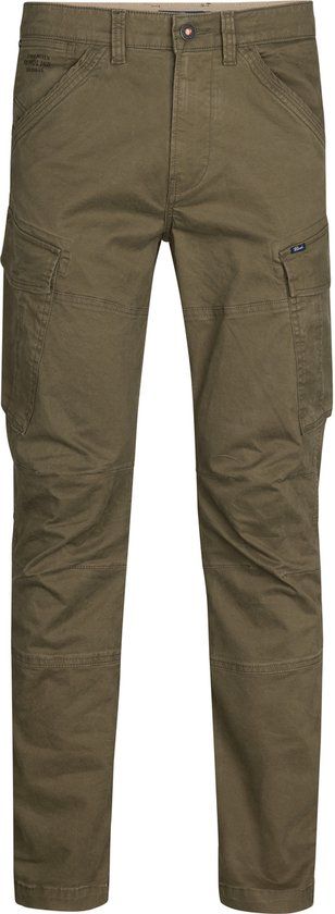 Petrol Industries Heren Cargo Broek - Shellfront - Groen - Maat W32L32
