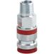 JWL Stalen koppeling DN 7, 8 BSP met buitendraad 1/2"