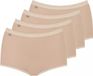 Sloggi Basic Maxi dames slip 4-Pack - 50 - beige