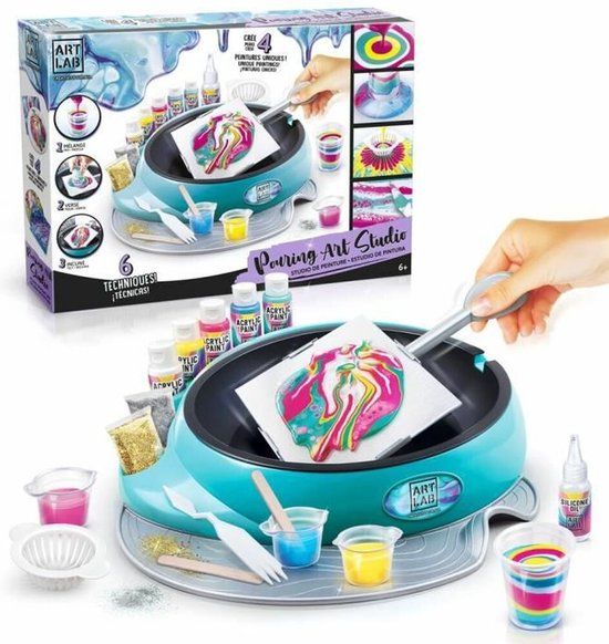 Canal Toys ART LAB Gietende schilderstudio - Complete acrylverf kit