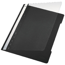 Leitz Standard Plastic File Black A4 PVC (25)