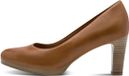 Tamaris - Dames - Hoge hakken - Cognac - Maat 40