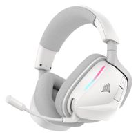 Corsair Void RGB V2 Wireless - Micro-casque de jeu sans fil - Spatial Audio - Blanc