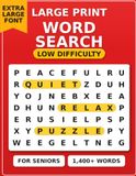 Gentle Large Print Word Search for Seniors: 100 Easy Large Print Puzzles for Seniors and Adults with Dementia, Low Vision, or Tired Eyes | Big Print, ... Keys for Relaxing, Stress-Free Fun, Volume I