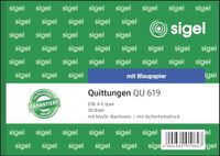 sigel Formulier boekje "kwittung", eenvoudige setfoto, A6 dwars