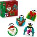LEGO 40744 Kerstdecoraties set, bouwset vanaf 6 jaar, met kerstman, een feestelijk cadeau voor meisjes en jongens