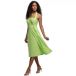 Goddiva Robe dos nu pour femmes Mi-longue