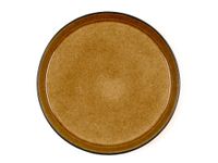 BITZ 821400 Assiette plate Ronde Grès Beige, Noir 27 cm