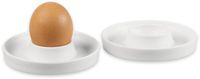 Merkloos / Sans marque Kesper Melamine eierdopjes - set van 4 - 10 x 2 cm - wit
