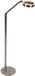 Steinhauer Vloerlamp Ringlux 4138ST - Verstelbare LED leeslamp van geborsteld staal