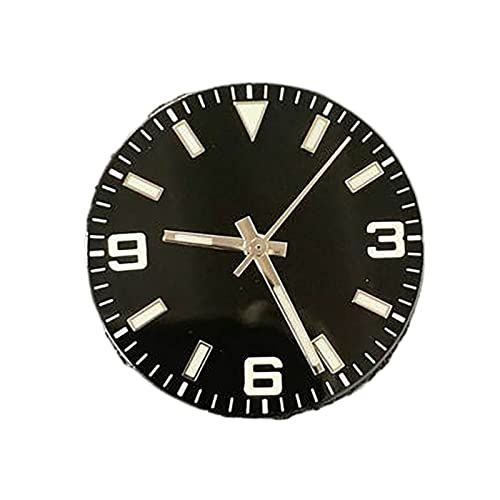 Youngran Groen lichtgevend 29mm Ak Kijk Dial + Hands-reserveonderdelen compatibel for 8215/8200 Pearl 2813-beweging leisurely (Style 2)