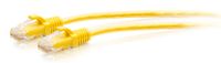 C2G 1.5m Cat6a Snagless Unshielded (UTP) Slim Ethernet Patchkabel - Geel